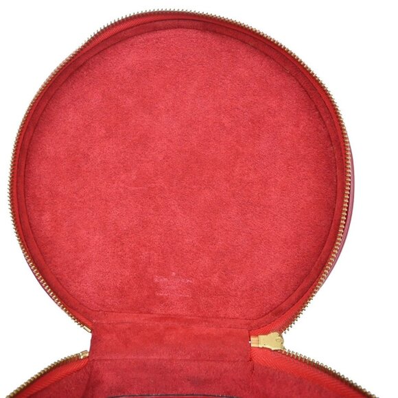 LOUIS VUITTON LV Logo Cannes Hand Vanity Bag Epi Leather Red M48037 80YH398 - Picture 13 of 16